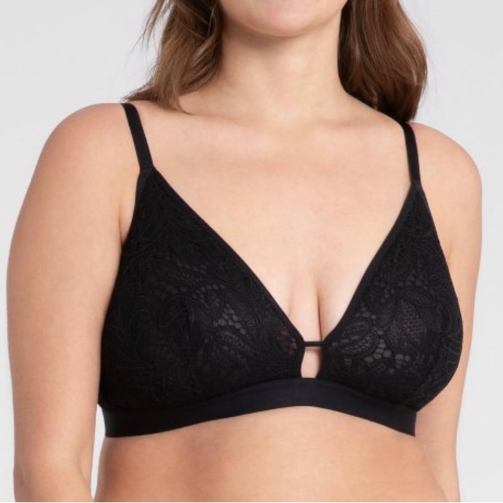❤️ All. You. LIVELY Black Lace Bralette Size 1 ❤️